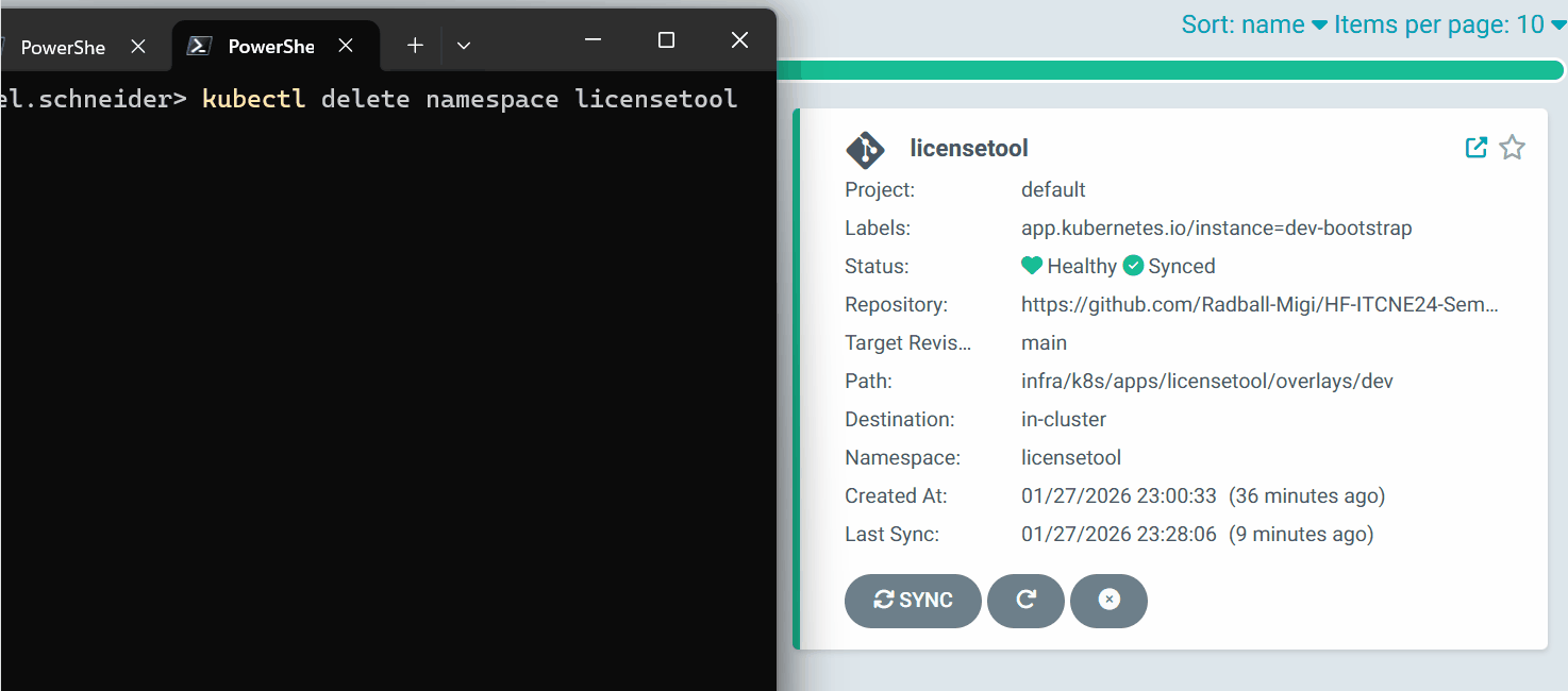 Redeploy Licensetool