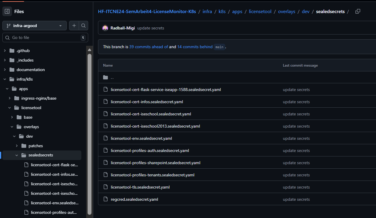 Sealed Secrets in Repo